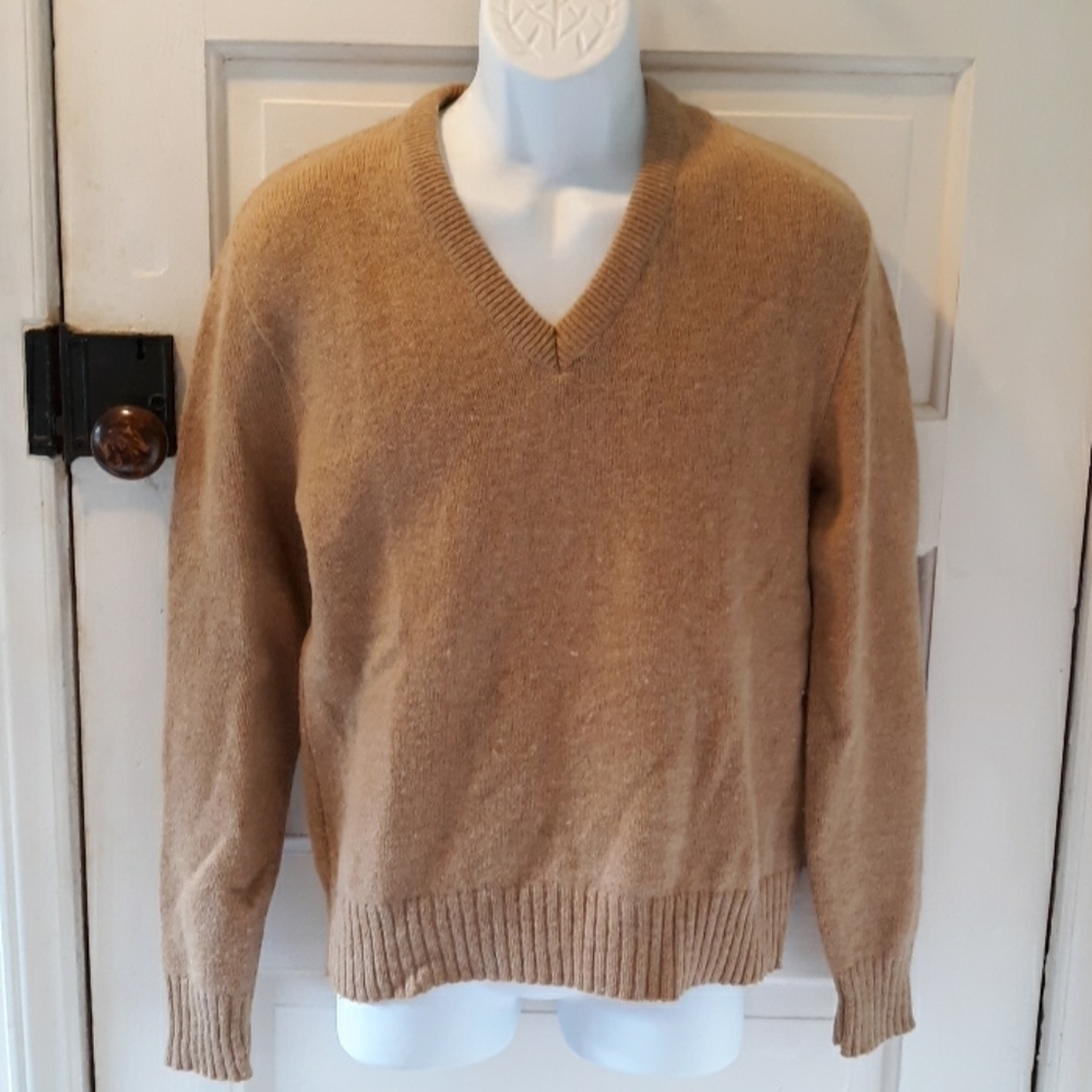 Vtg 70s Robert Bruce wool sweater Dark Academia